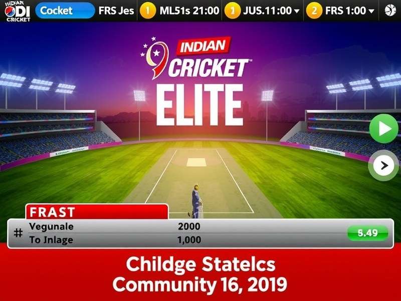 Indian ODI Cricket Elite gameplay screenshot